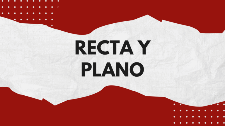 Recta y plano